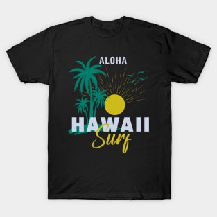 Aloha Hawaii Surf Sunset T-Shirt